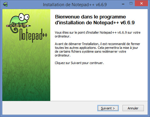 Installer Notepad++