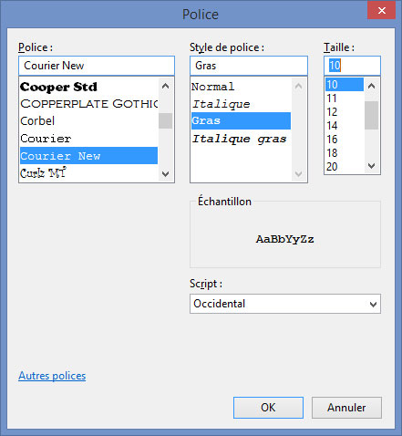 Configurer Notepad++